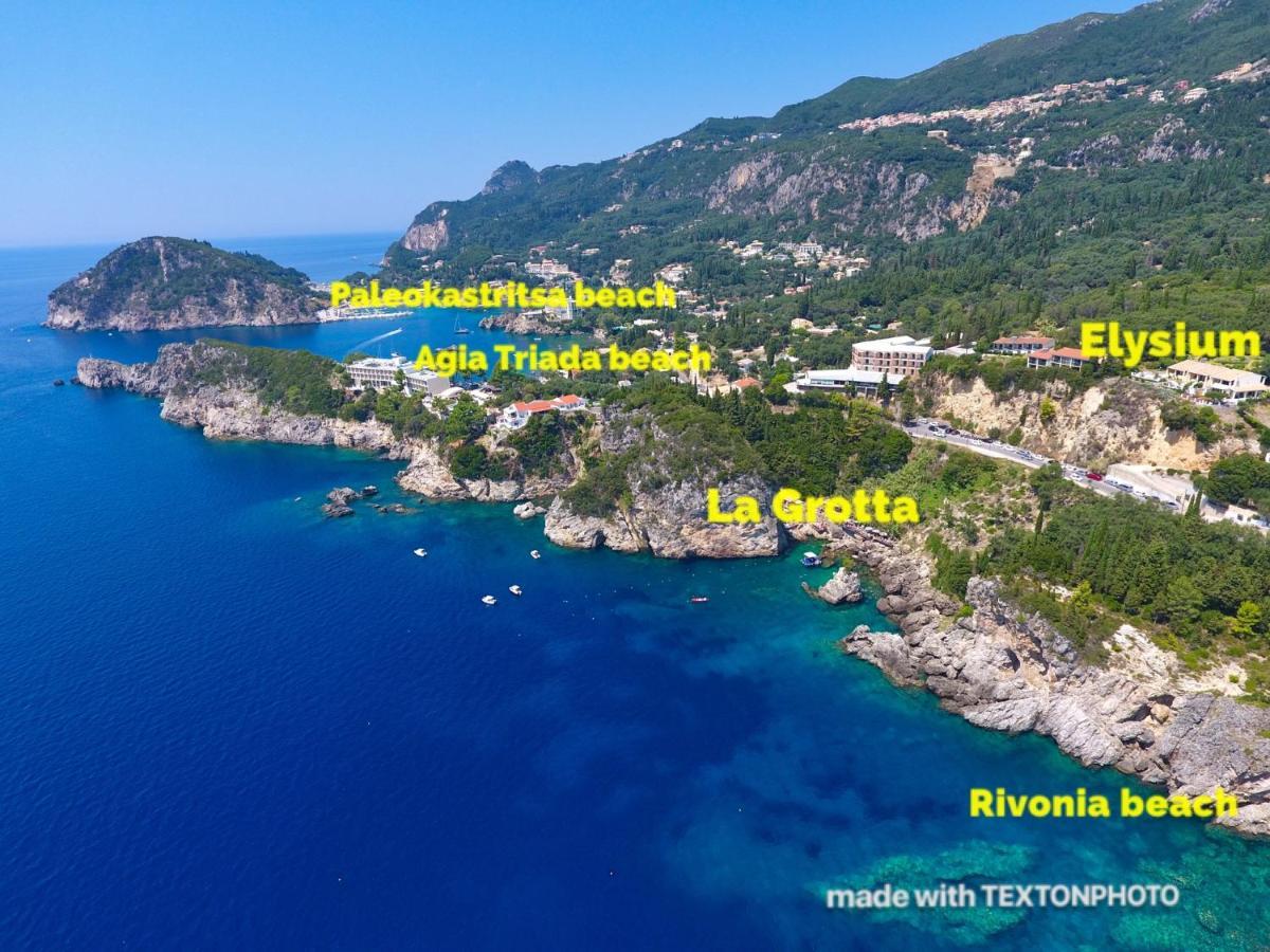 פאלאוקסטריצה Elysium Apartments Corfu מראה חיצוני תמונה